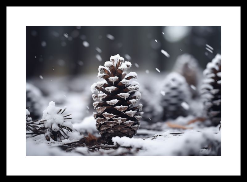 Plakat 30x20cm Zimowy Spokój zdjęcie 3