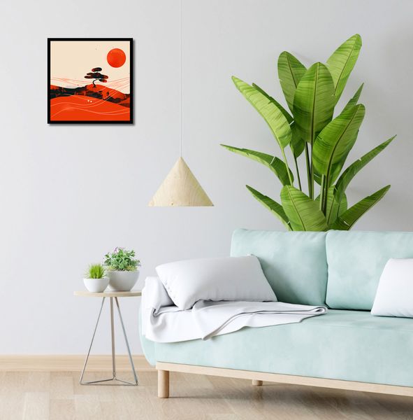 Plakat 40x40cm Czerwone Pustynne Pejzaże zdjęcie 4