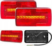 ZESTAW LAMP TYLNYCH ZESPOLONYCH LED 12/24V ODBLASK