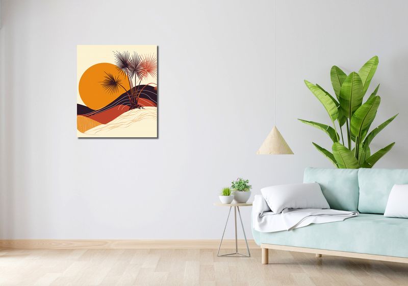 Obraz 60x70cm Słoneczny Horyzont zdjęcie 2