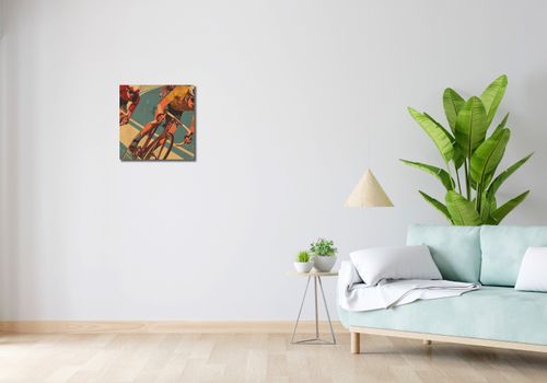 Obraz 40x40cm Kolarskie Perypetie na Arena.pl