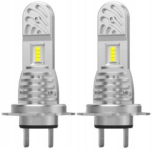 Żarówki LED H7 komplet Mocne 14000 LM 6000K LED 1:1 80W Canbus +1000% na Arena.pl