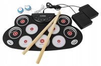 Perkusja elektroniczna zwijana dla dzieci Roll Drum z funkcją nagrywania
