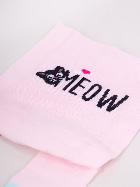 Rajstopy dziewczęce do raczkowania ABS kot i chomik 2PAK 68-74 YOCLUB zdjęcie 4