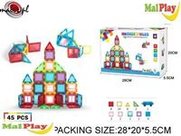 ND21_107198 Klocki magnetyczne 3D 45 elem.