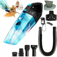 ODKURZACZ 8KPA 120W SAMOCHODOWY RĘCZNY Z FUNKCJĄ PRANIA ZASYSA WODĘ