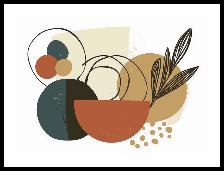 Plakat 55x40cm Kolaż Roślin zdjęcie 3