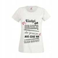 KOSZULKA T-SHIRT Z napisem KIEDYŚ SIĘ OGARNĘ