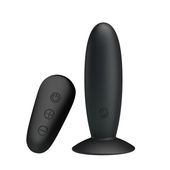 korek analny silikonowy gładki wibrujący 11 cm