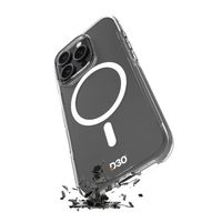 Etui silikonowe do iPhone 16 Pro Impact Clear D3O MagSafe - przezroczyste