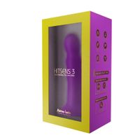 dildo silikonowe hitsens 3 adrien lastic fioletowe z przyssawką