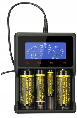 ŁADOWARKA DO BATERII AA 18650 26650 25500 R14 R20 na Arena.pl