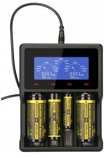 ŁADOWARKA DO BATERII AA 18650 26650 25500 R14 R20 zdjęcie 3