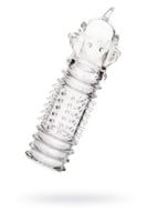 a-toys, penis sleeve, tpr, transparent, 15.3 cm