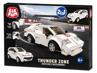 Klocki konstrukcyjne EleFun Thunder Zone – Samochód wyścigowy 333 elementów