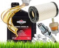 ZESTAW SERWISOWY BRIGGS&STRATTON OLEJ DO KOSIARKI 4-SUW SAE30 1,4L + FILTRY