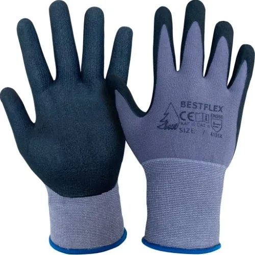 12 par rękawice rękawiczki ochronne robocze BEST FLEX bardzo mocne 10 - XL na Arena.pl