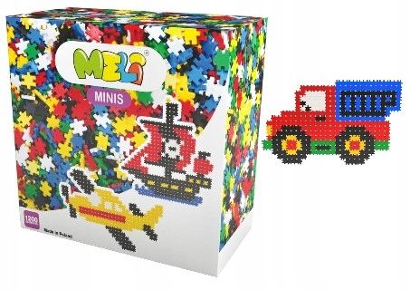 KLOCKI KONSTRUKCYJNE Wafle MELI Minis 1200 elem. zdjęcie 1