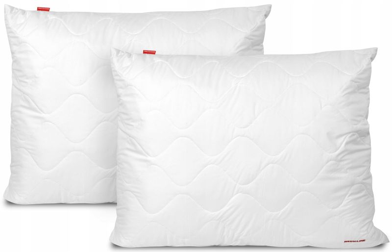 2x PODUSZKA ANTYALERGICZNA 70x80 MIKROFIBRA GRUBA zdjęcie 1