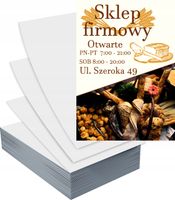 Ulotki A6 5000szt reklamowe firmowe dużo wzorów PPIEKARNIA TWOJA NAZWA
