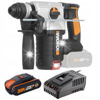 Młotowiertarka WORX WX380.9 Bezszczotkowa 2,2J SDS