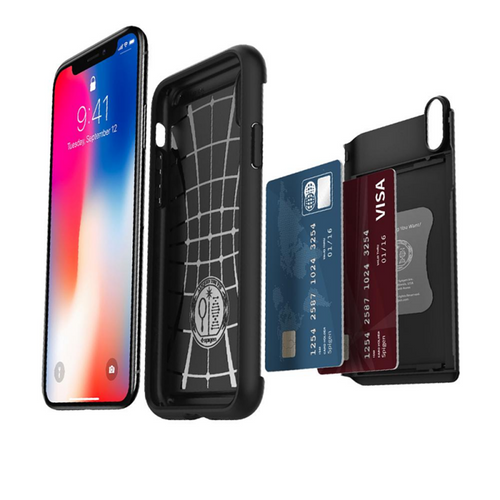 SPIGEN SLIM ARMOR CS Apple iPhone X - BLACK na Arena.pl