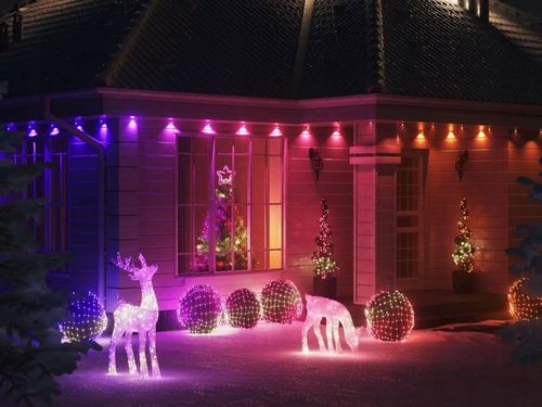 Siatka dekoracyjna Twinkly Net Lights - 260 LED RGB 1.2x1.9 m, IP44 na Arena.pl