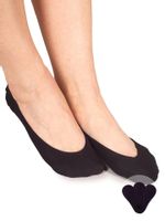 Skarpety stopki damskie prążkowane z ABS czarne 3PAK 36-41 YOCLUB