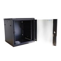 Szafa RACK 19 cali Wisząca 12U do 60kg Szkło Hartowane