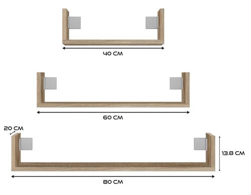 Regał Mobi 3P SONOMA na Arena.pl