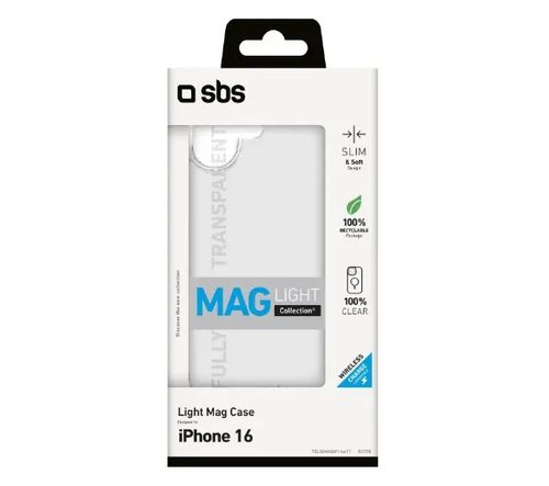 Etui plecki SBS Light Mag Case Przeźroczyste do Apple iPhone 16 Pro na Arena.pl