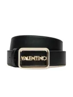 pasek damski z logowaną klamrą valentino