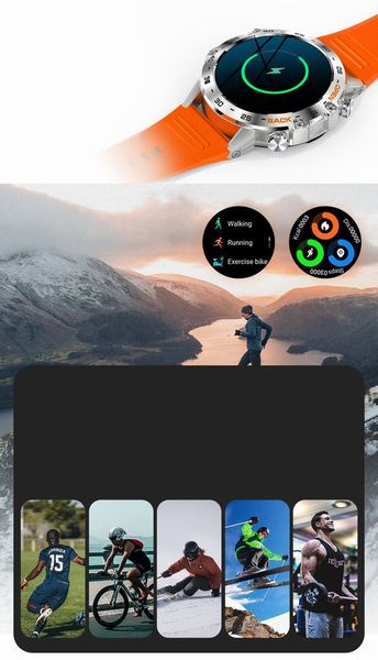 SMARTWATCH MĘSKI Gravity GT9-5 - WYKONYWANIE POŁĄCZEŃ, CIŚNIENIOMIERZ (sg021e) zdjęcie 6