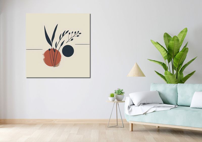 Obraz 100x100cm Botaniczna Barwa zdjęcie 2