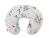 Poduszka rogal do karmienia fasolka + zdejmowana poszewka - blue birds