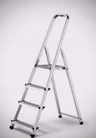 Drabina aluminiowa 4 stopnie domowa promocja
