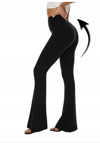 LEGINSY Getry Damskie DZWONY WYSZCZUPLAJĄCE push-up modelujące M/L na Arena.pl