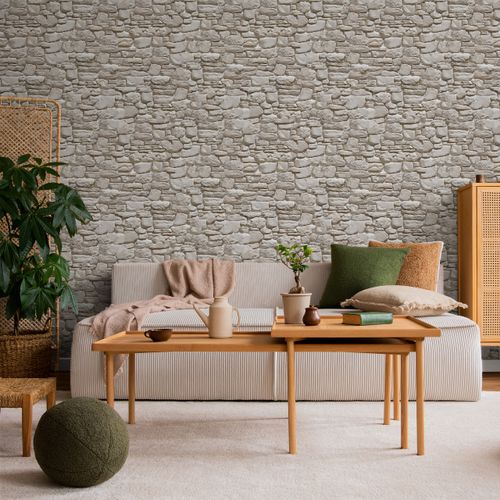 Tapeta Ścienna KAMIENNA Ściana Mur Cegła Efekt 3D na Arena.pl