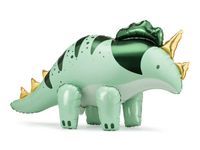 Balon foliowy dinozaur Triceratops stojący 3D, 101 x 60,5 cm