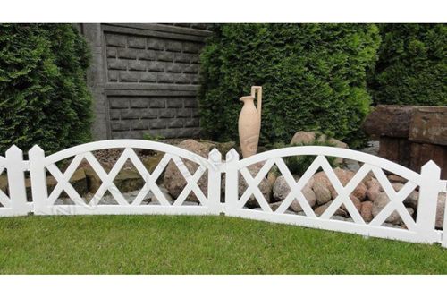 Płotek ogrodowy 2,3 mb biały na Arena.pl