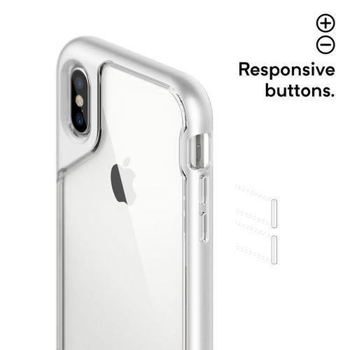 Caseology Skyfall - Etui do iPhone Xs / X (białe) na Arena.pl