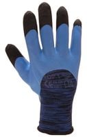 rękawice ochronne, spieniony latex super tech blue fix r.9 - 12 par - rek