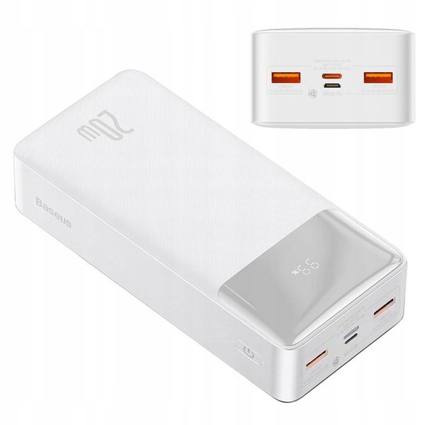 BASEUS POWERBANK DUŻY POJEMNY 30000mAh 20W SZYBKI POWER BANK 2X USB USB-C zdjęcie 9