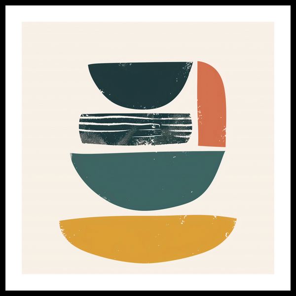 Plakat 70x70cm Fale Wodne zdjęcie 3