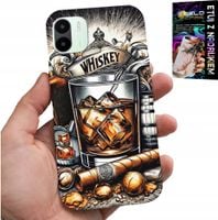 ETUI DO XIAOMI REDMI A2 - WHISKY CYGARO WZORY DLA MĘŻCZYZN PLECKI