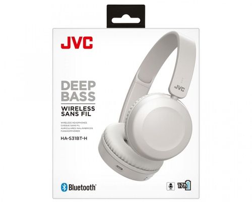 JVC Słuchawki bluetooth HA-S31BT białe na Arena.pl