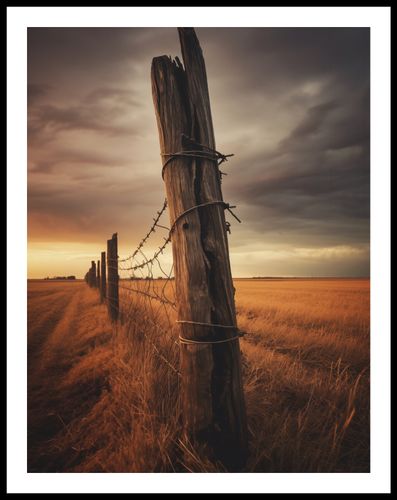 Plakat 50x65cm Zachód na Pograniczu na Arena.pl