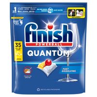 kapsułki do zmywarki finish quantum all in 1 lemon 35 sztuk