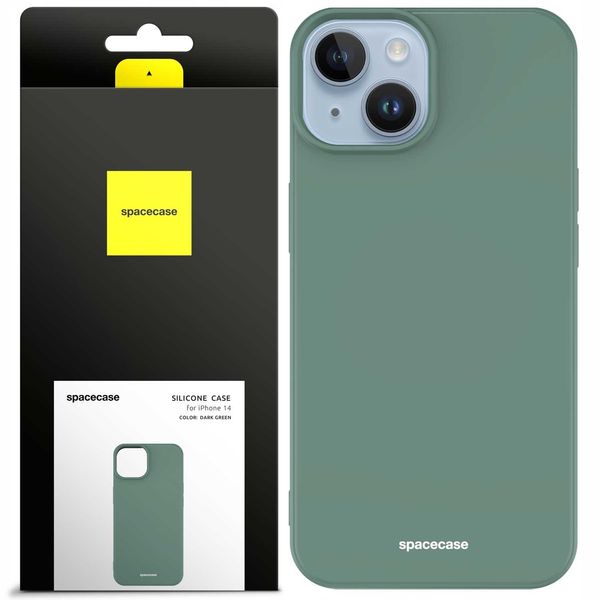 Spacecase Silicone Case Iphone 14 Dark Green zdjęcie 1
