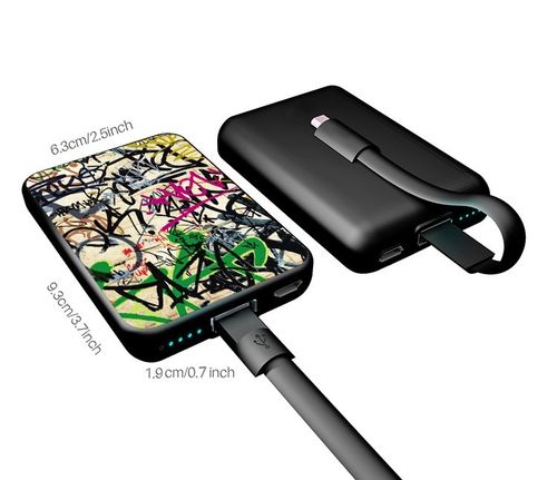 SMARTOOOLS Powerbank MC5 Graffiti, 5000mAh, 2.1A/ 5V na Arena.pl